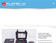 Tablet Screenshot of flotec-uk.com